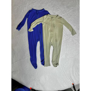 Kyte Baby Bamboo Zippy & Convertible Zippy Bundle 3–6M Royal Blue & Sage